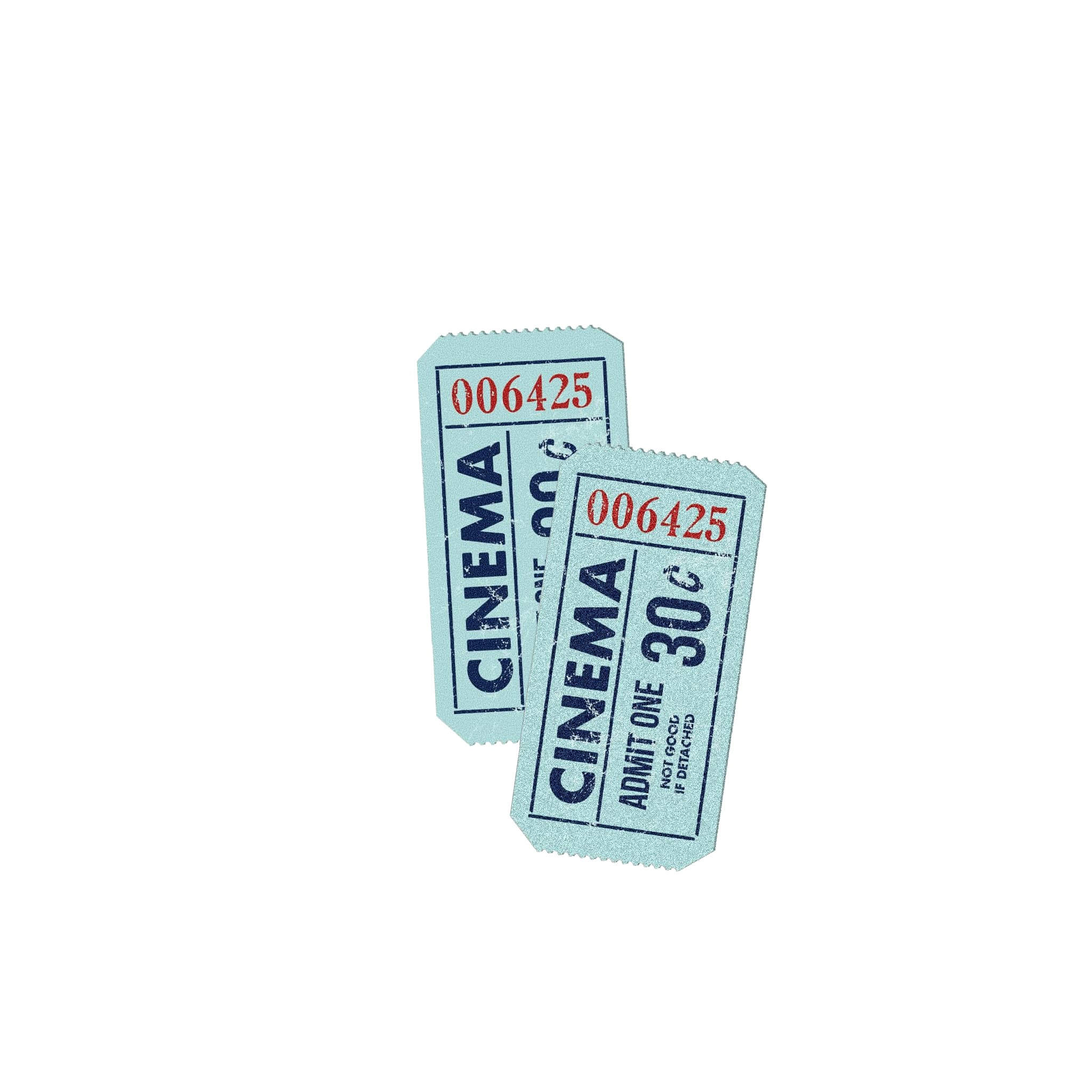 Vintage cinema tickets